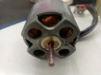 HA1-7 motor rotor with its copper windings